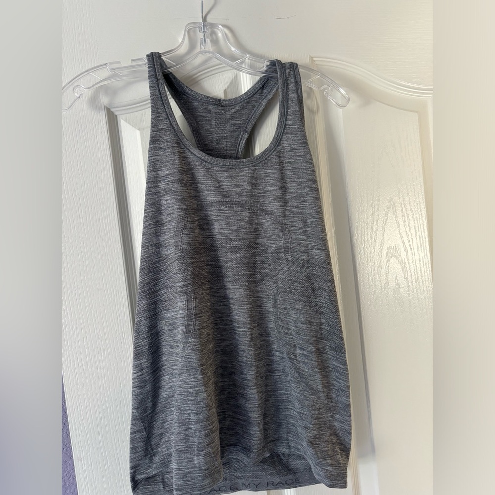 Gray lululemon tank top